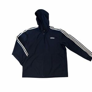 adidas Men's Essentials 3 Stripes Woven Windbreaker Jacket